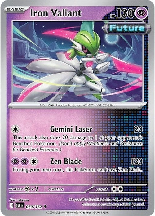 Image for Iron Valiant (079/162) (SV05: Temporal Forces) - Pokemon