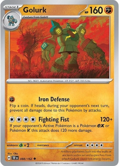 Image for Golurk (088/162) (SV05: Temporal Forces) - Pokemon