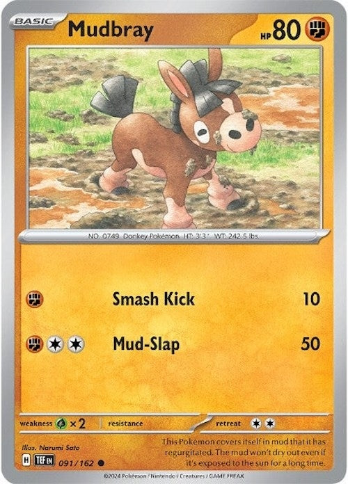 Image for Mudbray (091/162) (SV05: Temporal Forces) - Pokemon