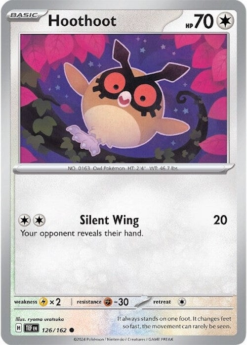 Image for Hoothoot (126/162) (SV05: Temporal Forces) - Pokemon