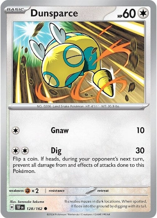 Image for Dunsparce (128/162) (SV05: Temporal Forces) - Pokemon