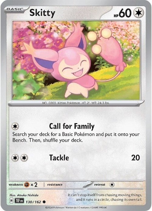 Image for Skitty (130/162) (SV05: Temporal Forces) - Pokemon