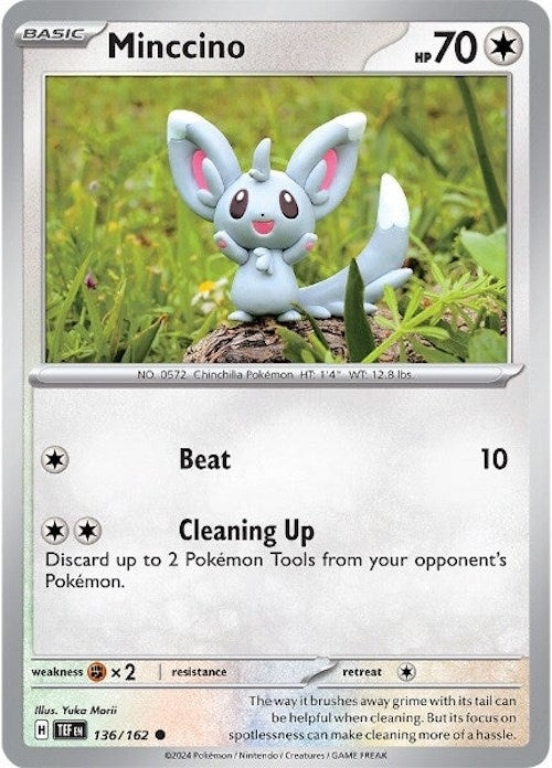 Image for Minccino (136/162) (SV05: Temporal Forces) - Pokemon