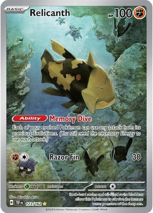 Image for Relicanth (173/162) (SV05: Temporal Forces) - Pokemon