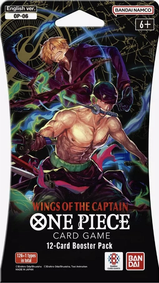 Image for Wings of the Captain - Sleeved Booster Pack - One Piece Card Game