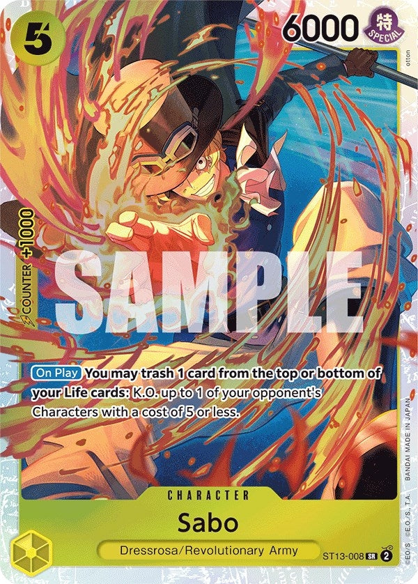 Image for Sabo (008) (ST13-008) (Ultra Deck: The Three Brothers) - One Piece Card Game