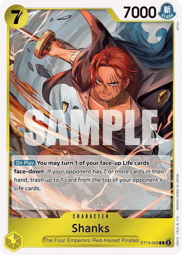 Image for Shanks (ST13-009) (Ultra Deck: The Three Brothers) - One Piece Card Game