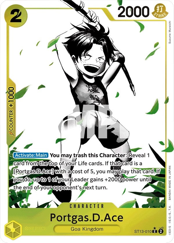 Image for Portgas.D.Ace (010) (Parallel) (ST13-010) (Ultra Deck: The Three Brothers) - One Piece Card Game