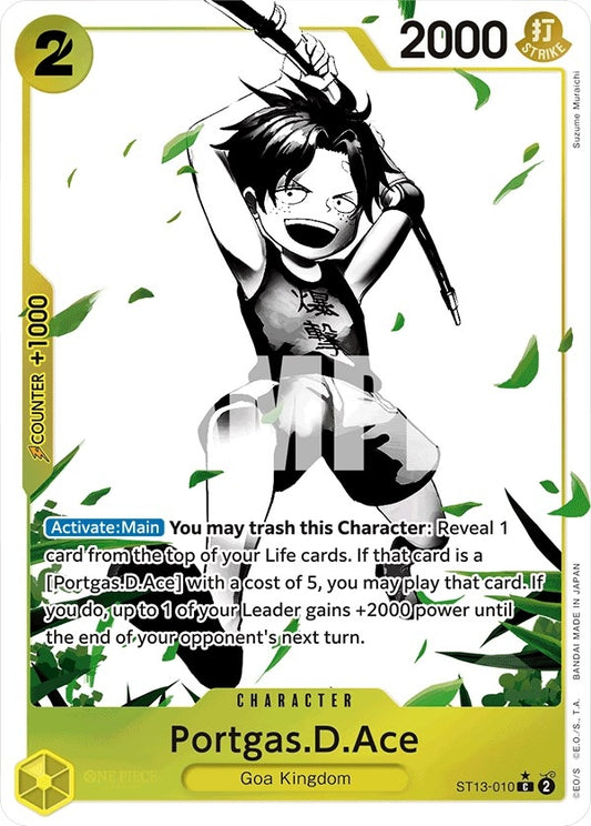 Image for Portgas.D.Ace (010) (Parallel) (ST13-010) (Ultra Deck: The Three Brothers) - One Piece Card Game