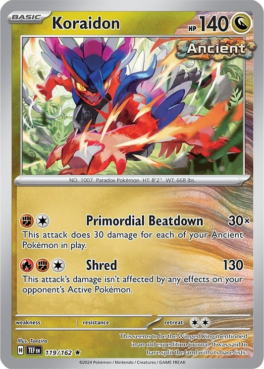 Image for Koraidon (119/162) (Deck Exclusives) - Pokemon