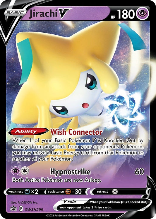 Image for Jirachi V - 299 (SWSH299) (SWSH: Sword & Shield Promo Cards) - Pokemon