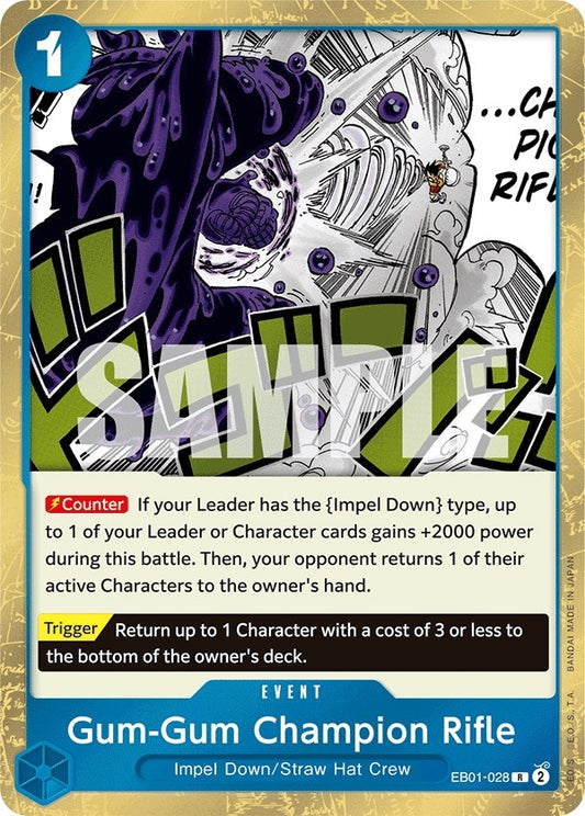 Image for Gum-Gum Champion Rifle (EB01-028) (Extra Booster: Memorial Collection) - One Piece Card Game