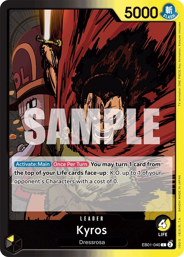 Image for Kyros (EB01-040) (Extra Booster: Memorial Collection) - One Piece Card Game