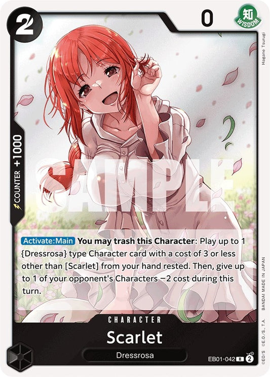 Image for Scarlet (EB01-042) (Extra Booster: Memorial Collection) - One Piece Card Game