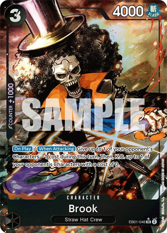 Image for Brook (046) (Alternate Art) (EB01-046) (Extra Booster: Memorial Collection) - One Piece Card Game