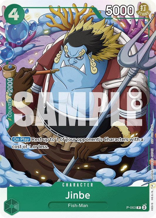 Image for Jinbe (Event Pack Vol. 4) (P-063) (One Piece Promotion Cards) - One Piece Card Game