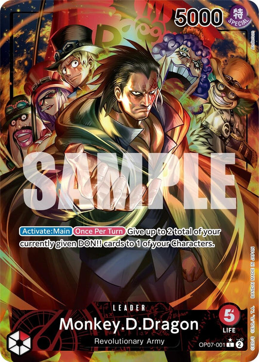 Image for Monkey.D.Dragon (001) (Parallel) (OP07-001) (500 Years in the Future) - One Piece Card Game