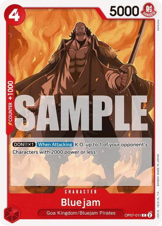 Image for Bluejam (OP07-011) (500 Years in the Future) - One Piece Card Game