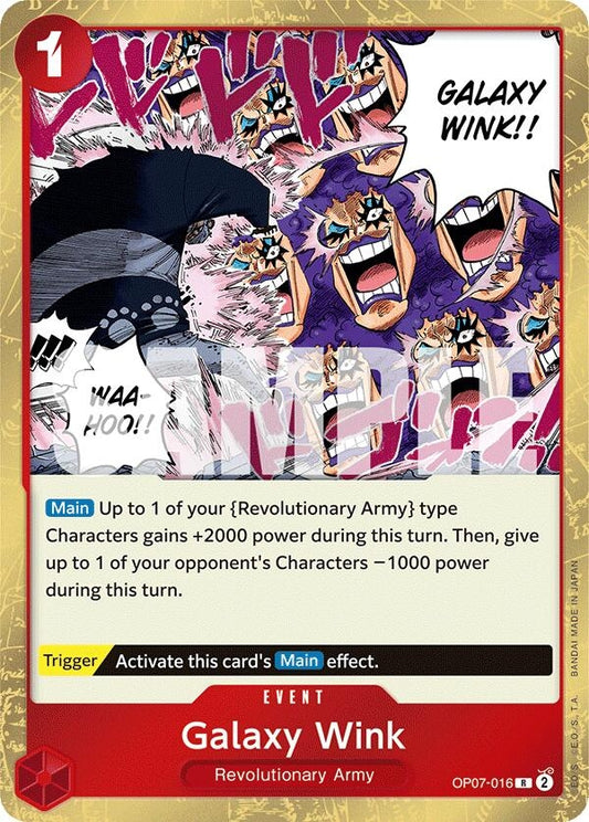 Image for Galaxy Wink (OP07-016) (500 Years in the Future) - One Piece Card Game