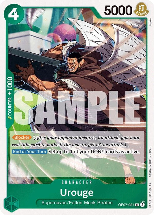 Image for Urouge (OP07-021) (500 Years in the Future) - One Piece Card Game
