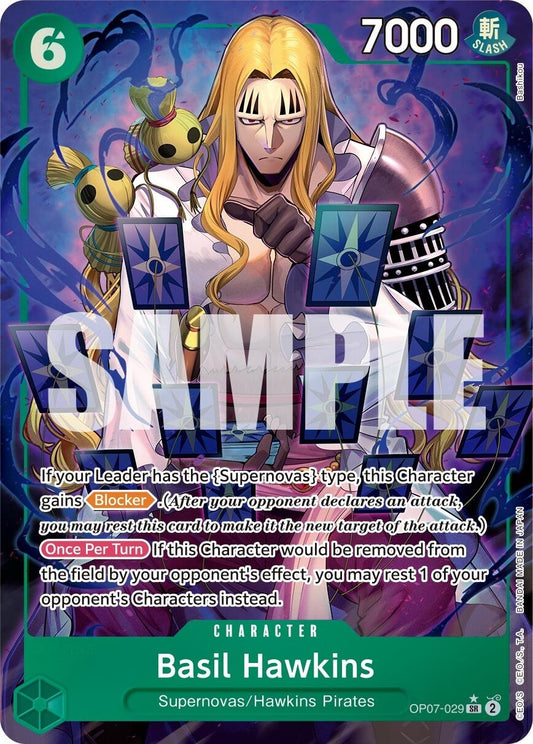 Image for Basil Hawkins (Parallel) (OP07-029) (500 Years in the Future) - One Piece Card Game