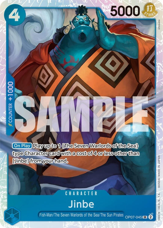 Image for Jinbe (045) (OP07-045) (500 Years in the Future) - One Piece Card Game