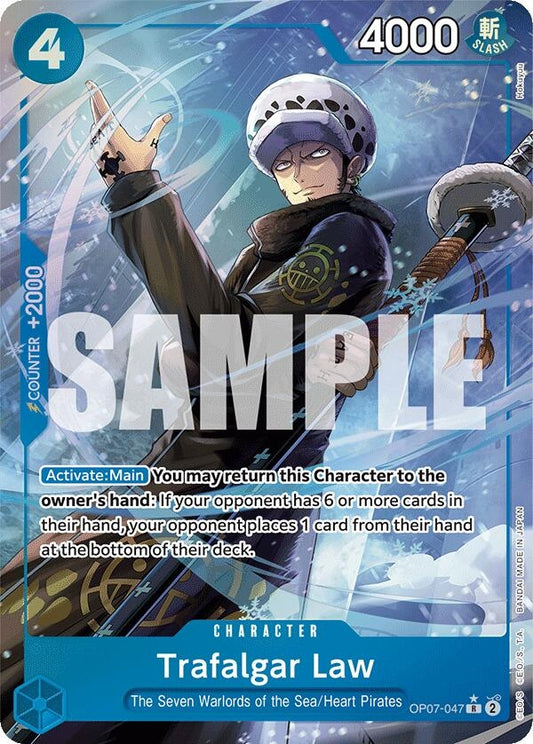 Image for Trafalgar Law (047) (Parallel) (OP07-047) (500 Years in the Future) - One Piece Card Game