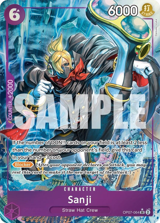 Image for Sanji (Parallel) (OP07-064) (500 Years in the Future) - One Piece Card Game
