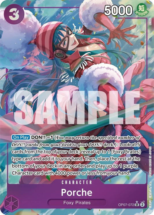 Image for Porche (Parallel) (OP07-072) (500 Years in the Future) - One Piece Card Game