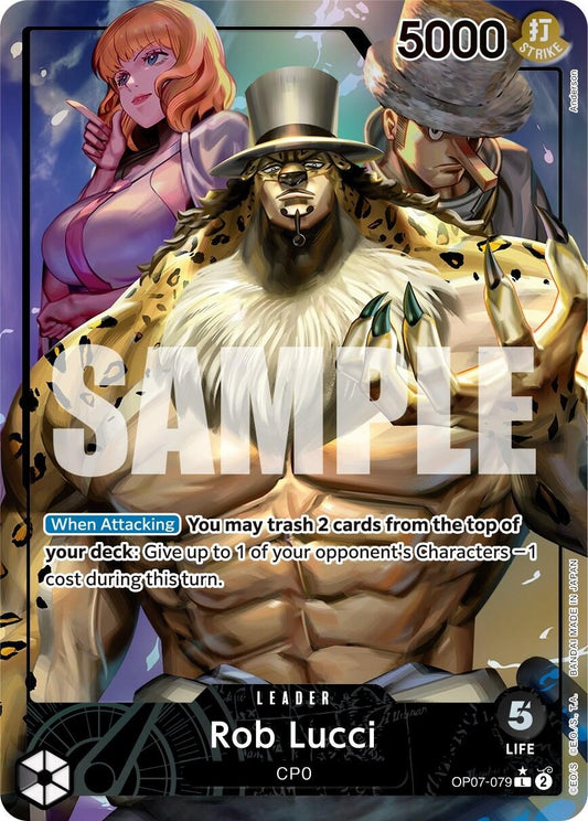 Image for Rob Lucci (079) (Parallel) (OP07-079) (500 Years in the Future) - One Piece Card Game