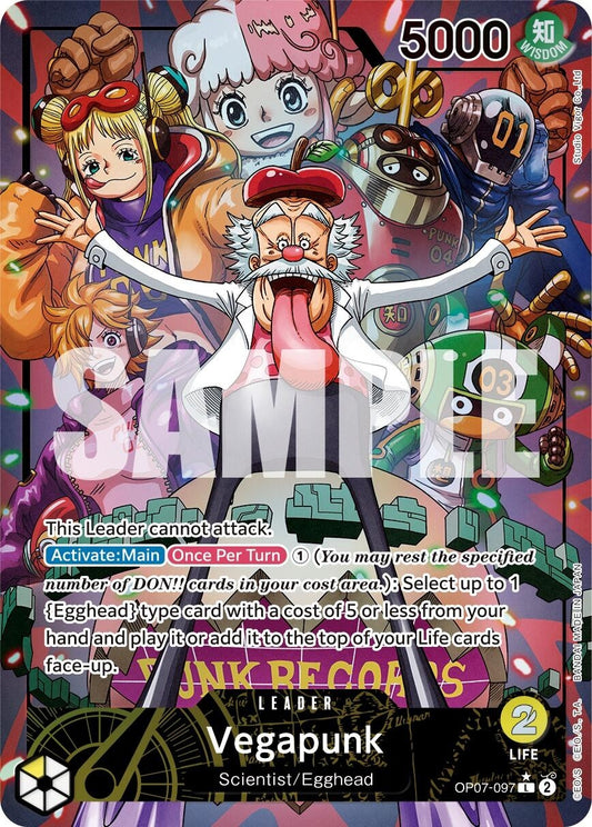 Image for Vegapunk (Parallel) (OP07-097) (500 Years in the Future) - One Piece Card Game