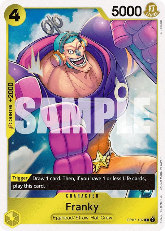 Image for Franky (OP07-107) (500 Years in the Future) - One Piece Card Game
