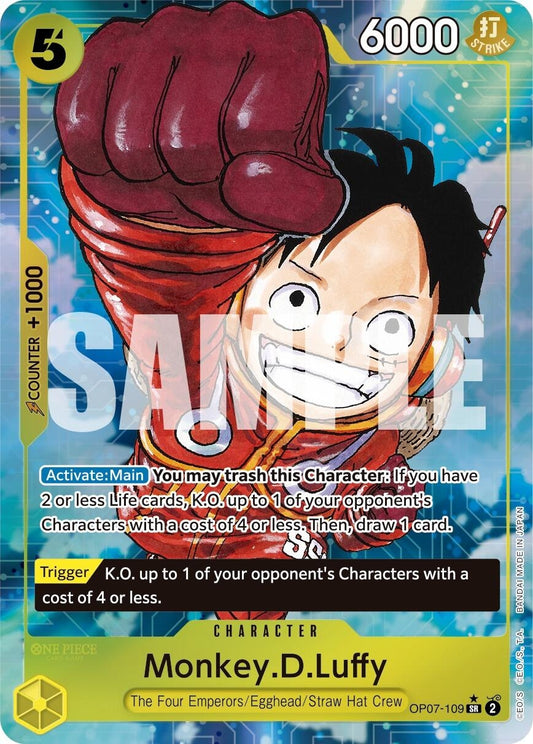 Image for Monkey.D.Luffy (109) (Parallel) (OP07-109) (500 Years in the Future) - One Piece Card Game