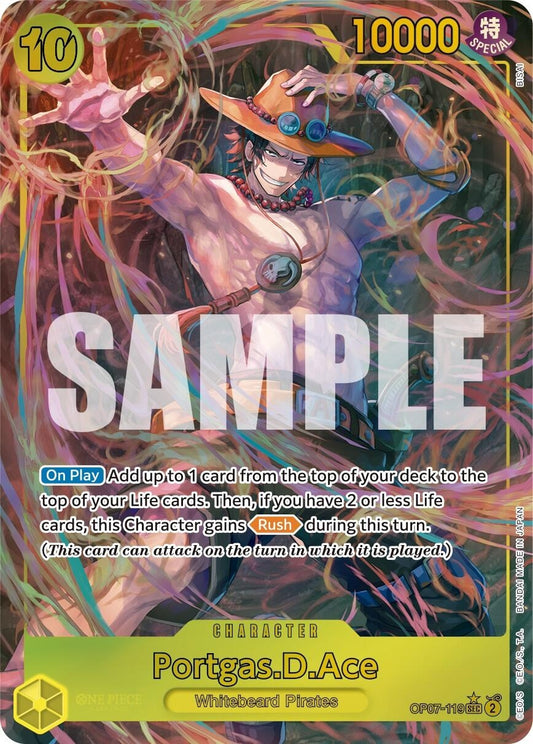 Image for Portgas.D.Ace (119) (Parallel) (OP07-119) (500 Years in the Future) - One Piece Card Game