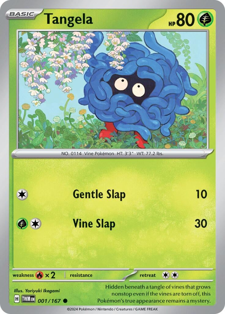 Image for Tangela (001/167) (SV06: Twilight Masquerade) - Pokemon