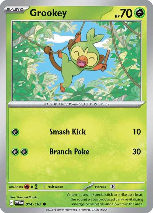 Image for Grookey (014/167) (SV06: Twilight Masquerade) - Pokemon