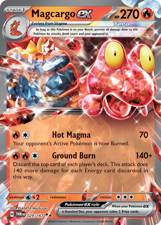 Image for Magcargo ex (029/167) (SV06: Twilight Masquerade) - Pokemon