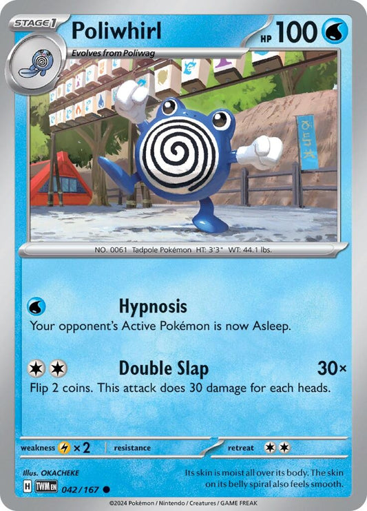 Image for Poliwhirl (042/167) (SV06: Twilight Masquerade) - Pokemon