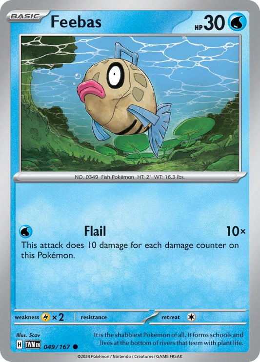 Image for Feebas (049/167) (SV06: Twilight Masquerade) - Pokemon