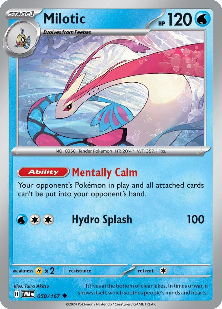 Image for Milotic (050/167) (SV06: Twilight Masquerade) - Pokemon