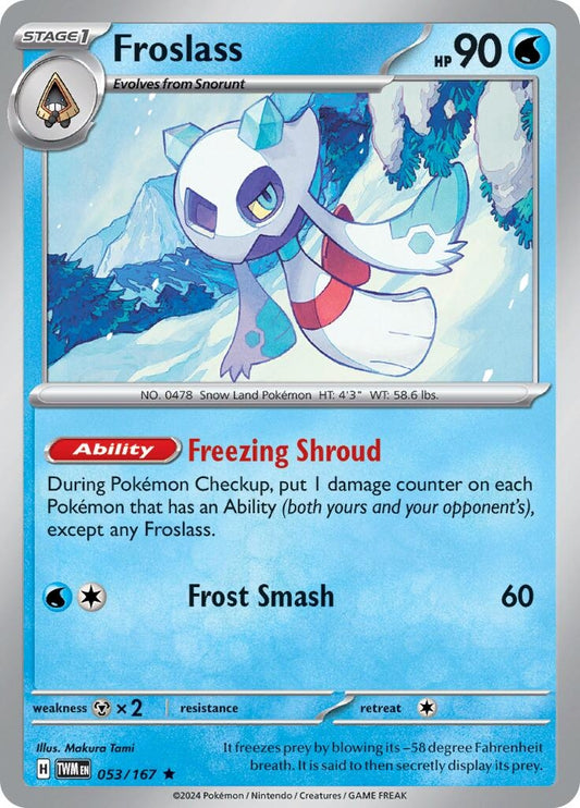Image for Froslass (053/167) (SV06: Twilight Masquerade) - Pokemon