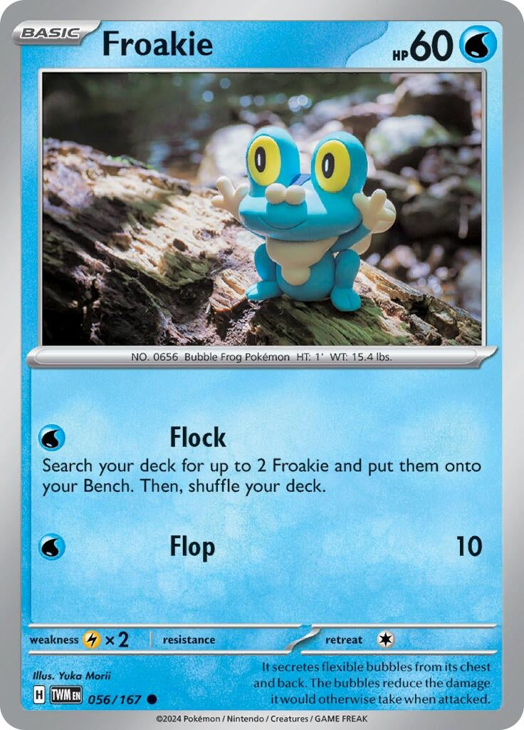 Image for Froakie (056/167) (SV06: Twilight Masquerade) - Pokemon