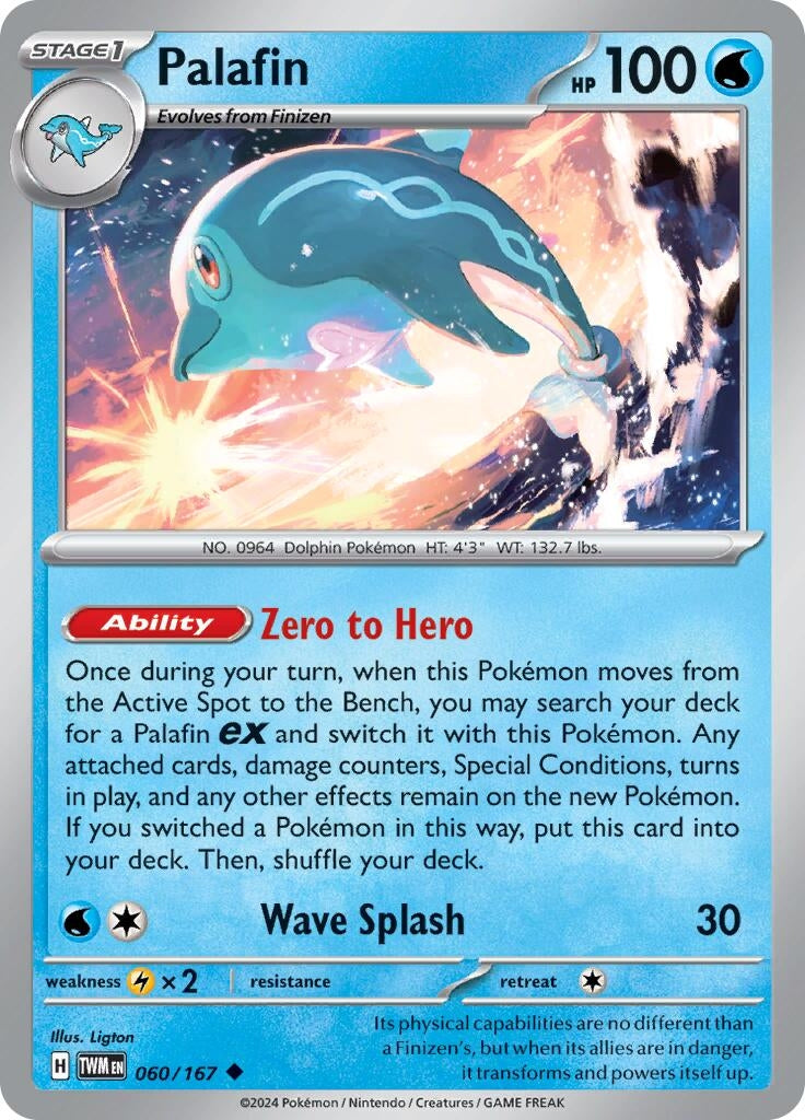 Image for Palafin (060/167) (SV06: Twilight Masquerade) - Pokemon