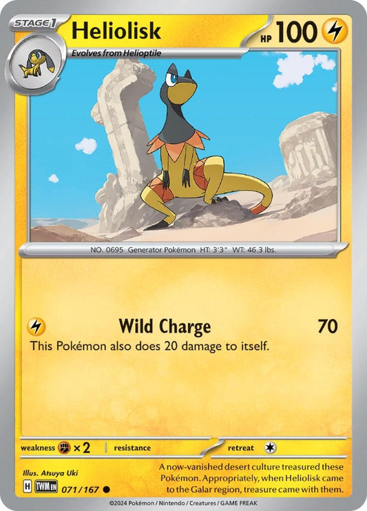 Image for Heliolisk (071/167) (SV06: Twilight Masquerade) - Pokemon