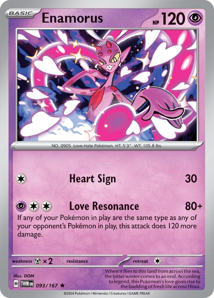 Image for Enamorus (093/167) (SV06: Twilight Masquerade) - Pokemon