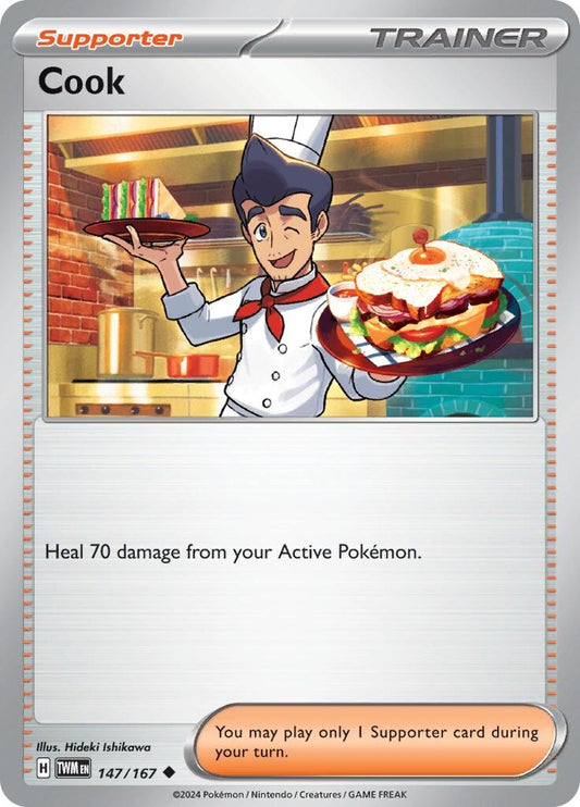Image for Cook (147/167) (SV06: Twilight Masquerade) - Pokemon