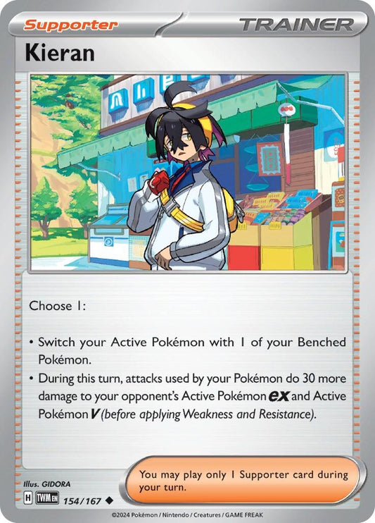 Image for Kieran (154/167) (SV06: Twilight Masquerade) - Pokemon