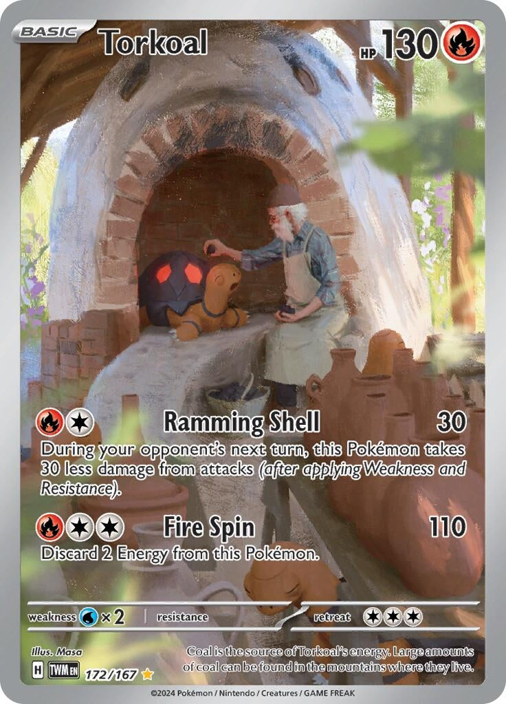 Image for Torkoal (172/167) (SV06: Twilight Masquerade) - Pokemon