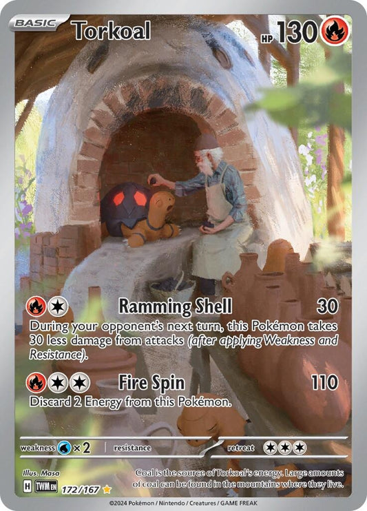 Image for Torkoal (172/167) (SV06: Twilight Masquerade) - Pokemon
