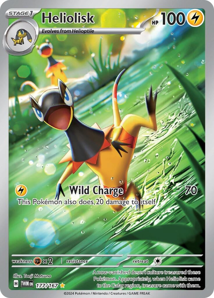 Image for Heliolisk (177/167) (SV06: Twilight Masquerade) - Pokemon